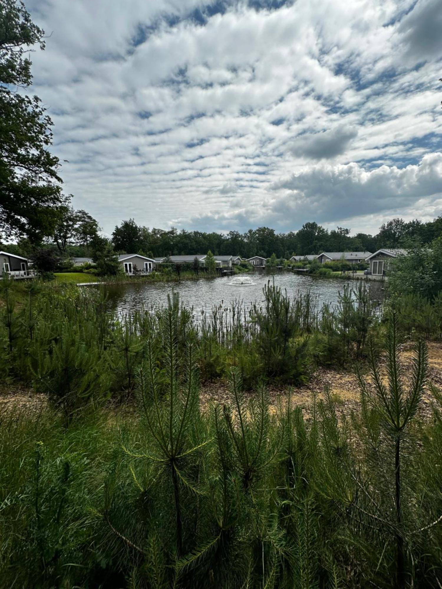 Dubbele Chalet Op Recreatiepark Topparken Op De Veluwe In Beekbergen Met Grote Vrije Tuin En Eigen Parkeerplaats Экстерьер фото